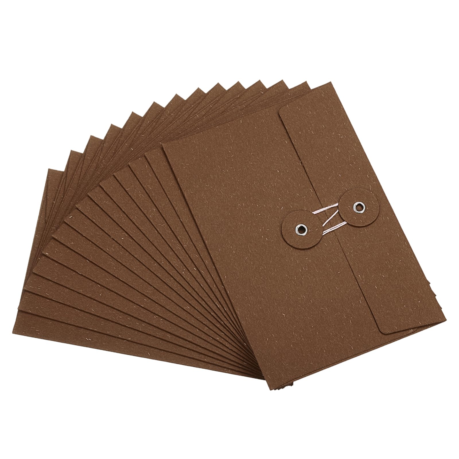 PATIKIL 4.5x6.7 Gift Card Envelopes with String Tie Closure