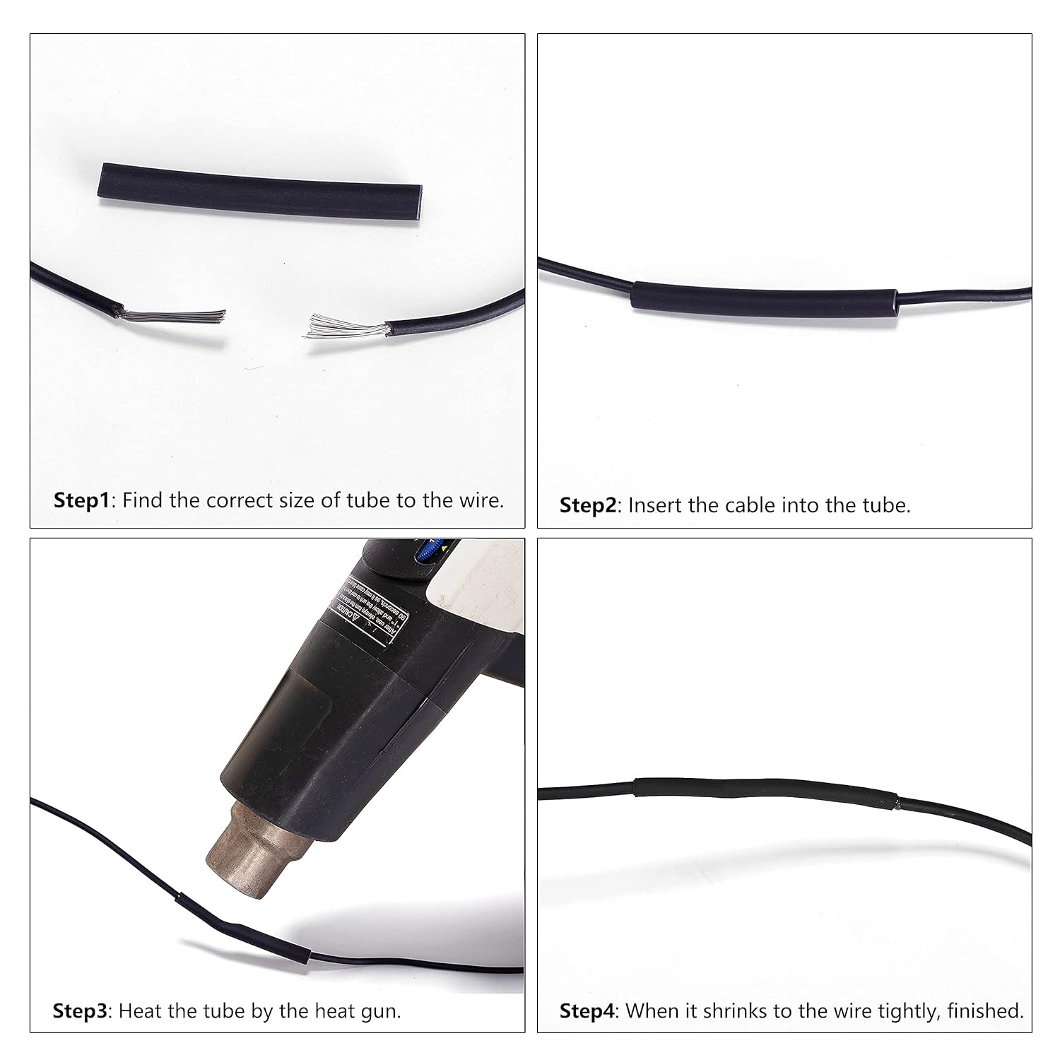 Best Deal Cheap 🛒 Ginsco 580 pcs 2:1 Heat Shrink Tubing Kit 6 Colors 11 Sizes Assorted Sleeving Tube Wrap Cable Wire Kit for DIY Greatest Product Ginsco 580 pcs 2:1 Heat Shrink Tubing Kit 6 Colors 11 Sizes Assorted Sleeving Tube Wrap Cable Wire Kit for DIY