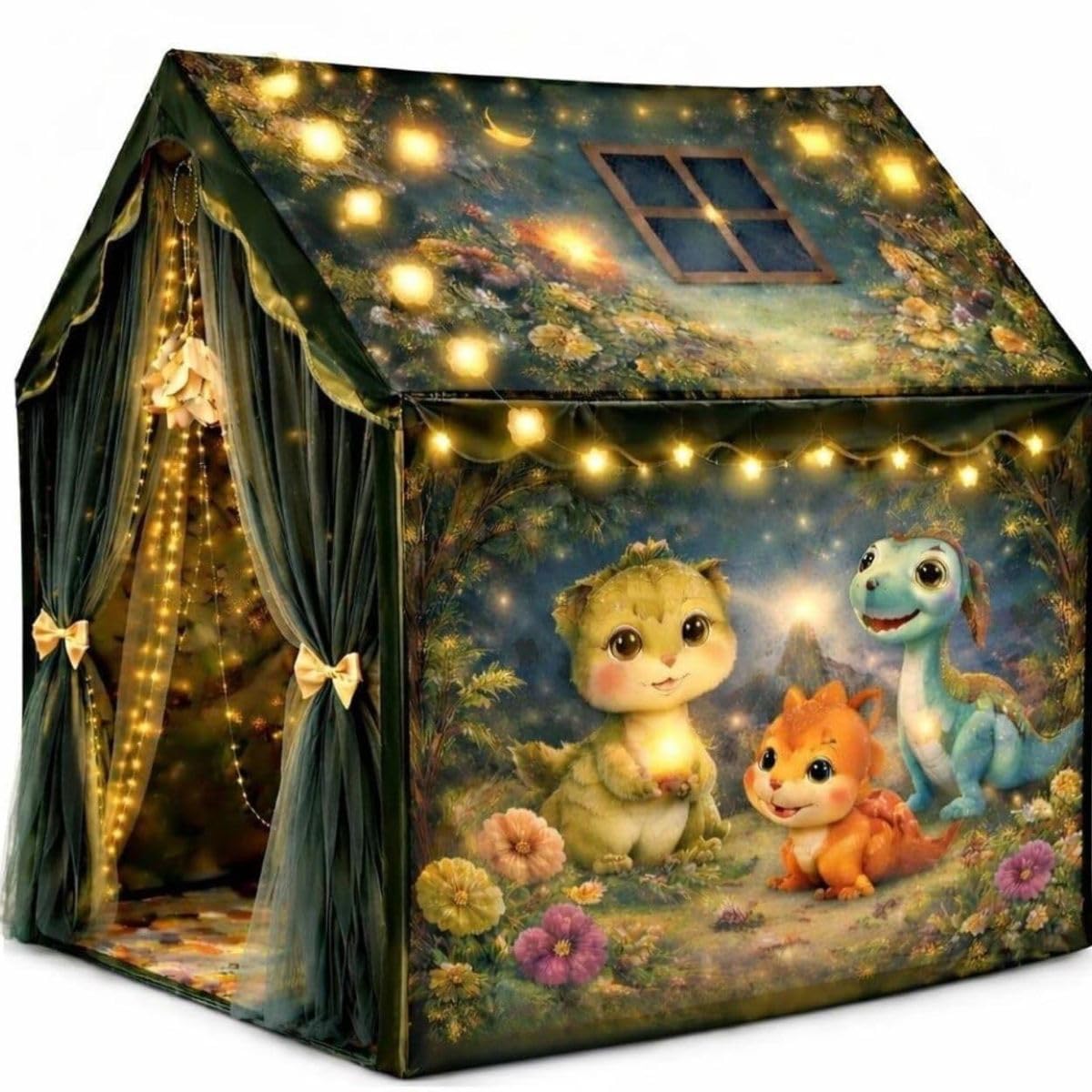 Candy Play Tent House for Kids - Foldable & Easy Setup -13