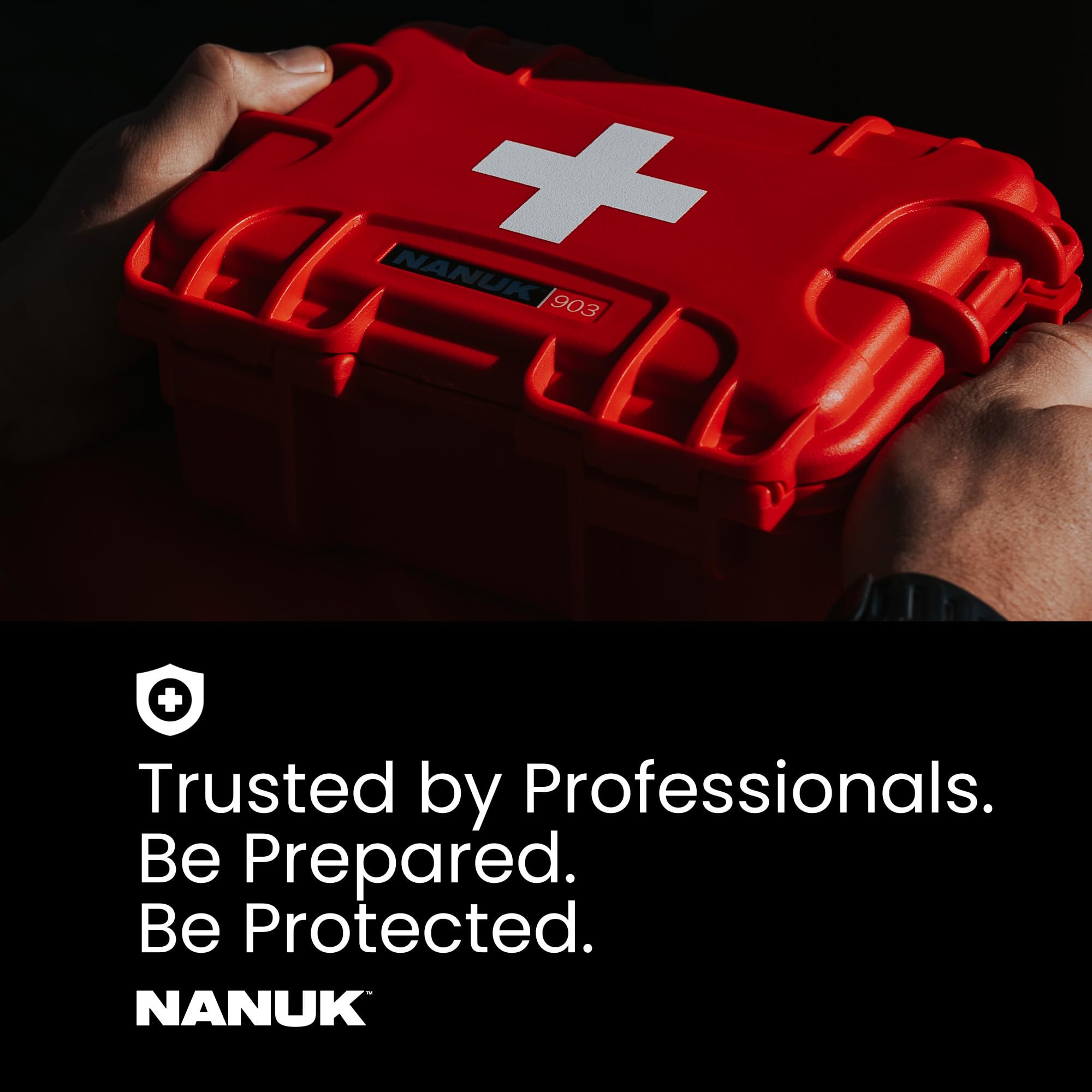 903 - Kit de primeros auxilios Nanuk (vacío) con divisor y organizador de tapa