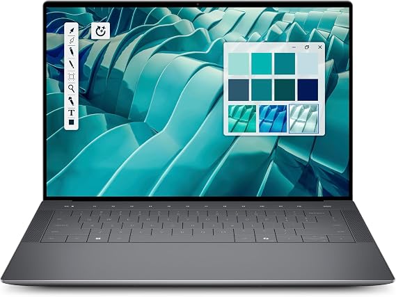 Dell XPS 14 Premium Laptop DA14250, 14.5 3.2K OLED Touchscreen Display, Intel Core Ultra 7 255H, 16GB LPDDR5X RAM, 2TB PCIe SSD, Backlit Keyboard, Fingerprint Reader, WiFi 7, Windows 11 Pro