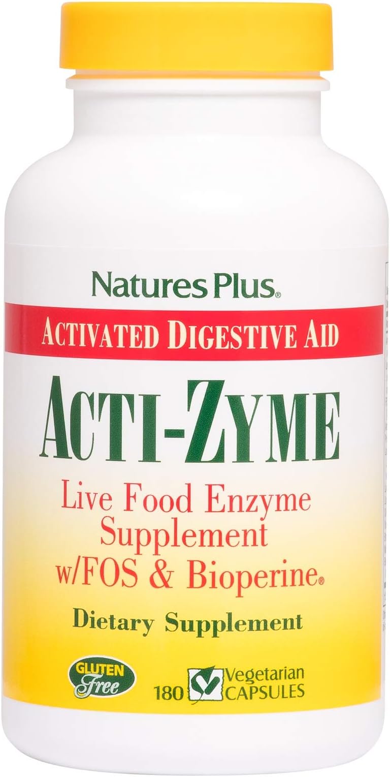 Nature's Plus Acti-Zyme, 180 Vegan Capsules