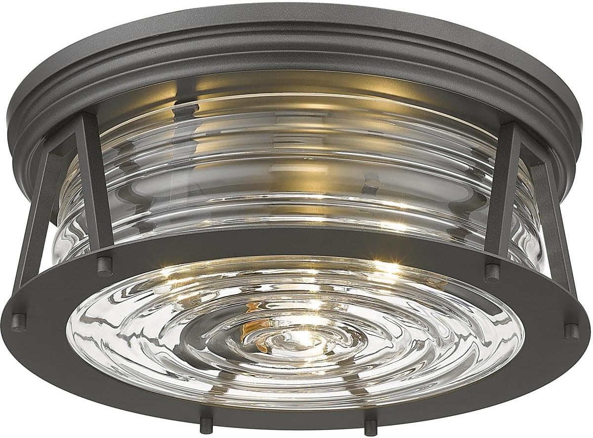 Z-Lite 3 Light Flush Mount 491F3-BRZ