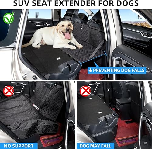Miniatura 2 de ABE Extensor de asiento trasero SUV para perros, forro de carga SUV para perros, alfombrilla de cubierta de maletero para perros, funda de asiento