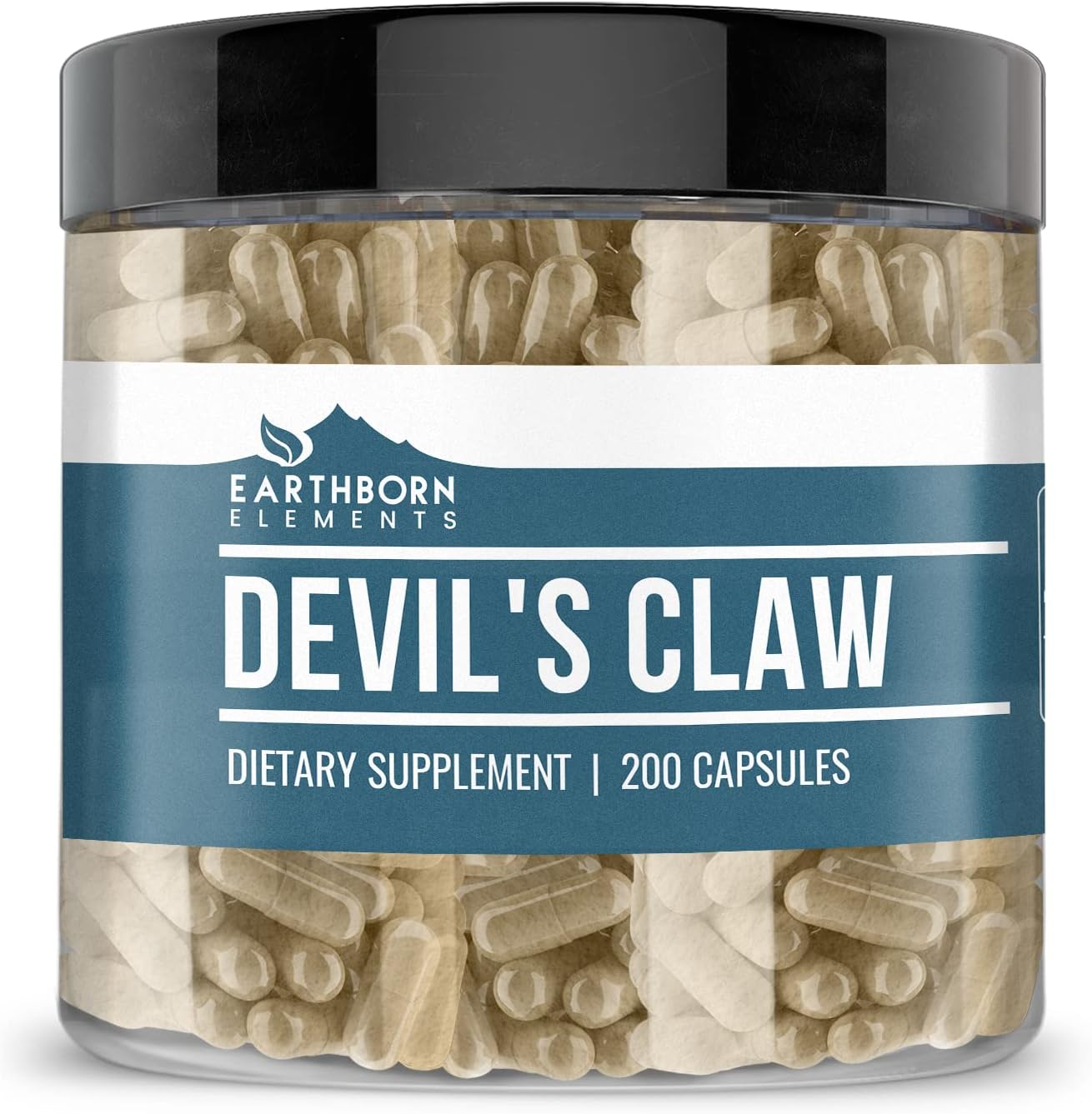 Earthborn Elements Devil’s Claw Extract 200 Capsules, Pure