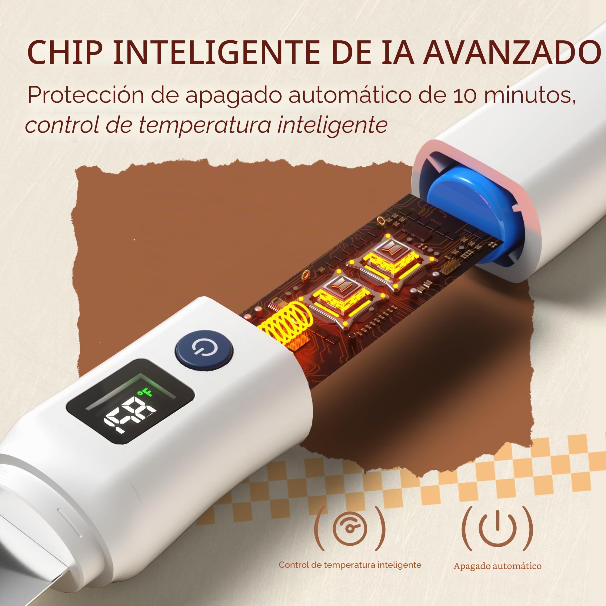 Cuchillo Esparcidor con Calor, Eléctrico Inteligente Cuchillo Cortador Mantequilla Acero Inoxidable, Temperatura Ajustable (55 °C/70 °C), Resistente al Agua, Recargable, para Mantequilla Dura, Queso
