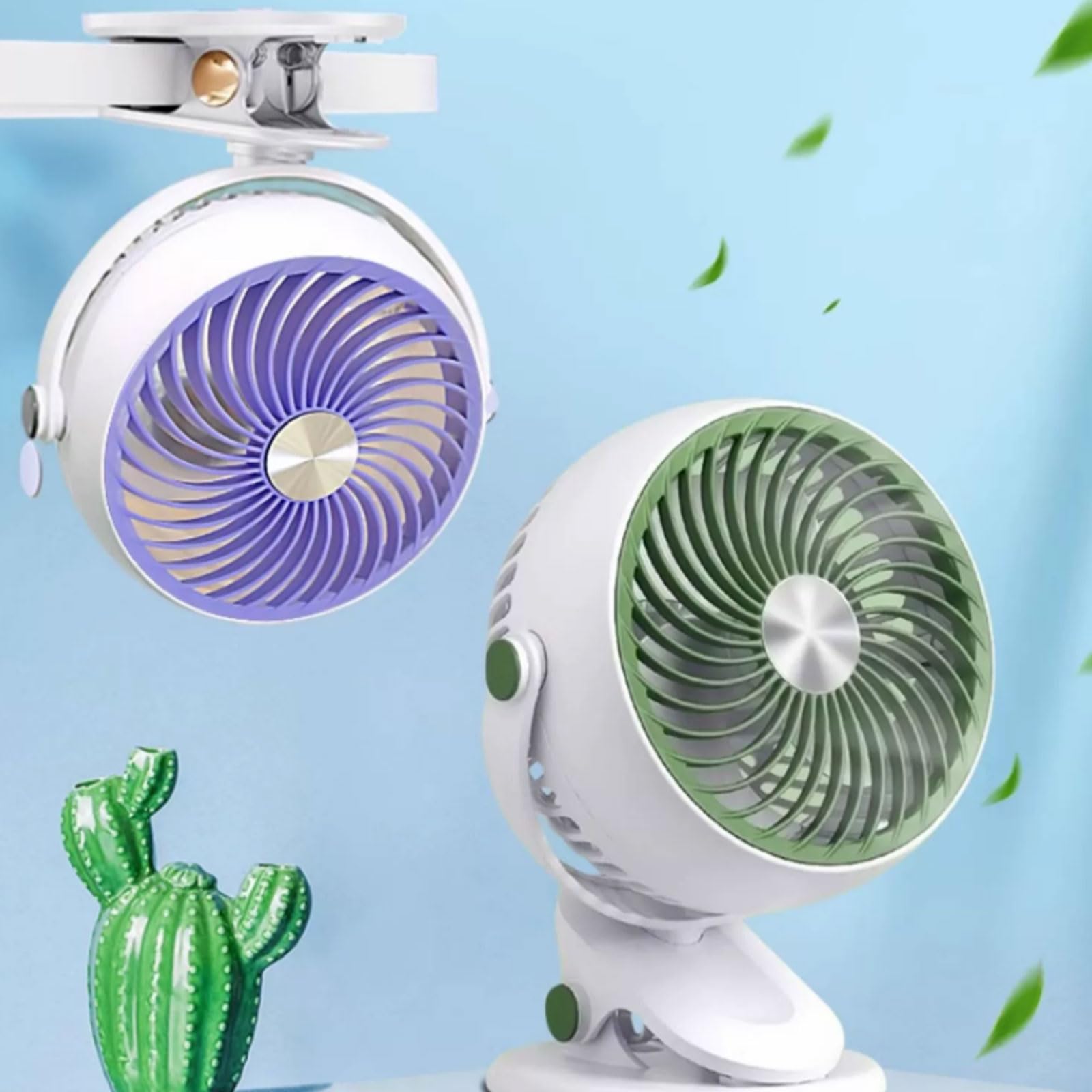 zwarty Plastic desktopventilator Oplaadbare desktopventilator Multipurpose Desktopventilator stille desktopventilator Home Dormitory Desktop Fan fajny