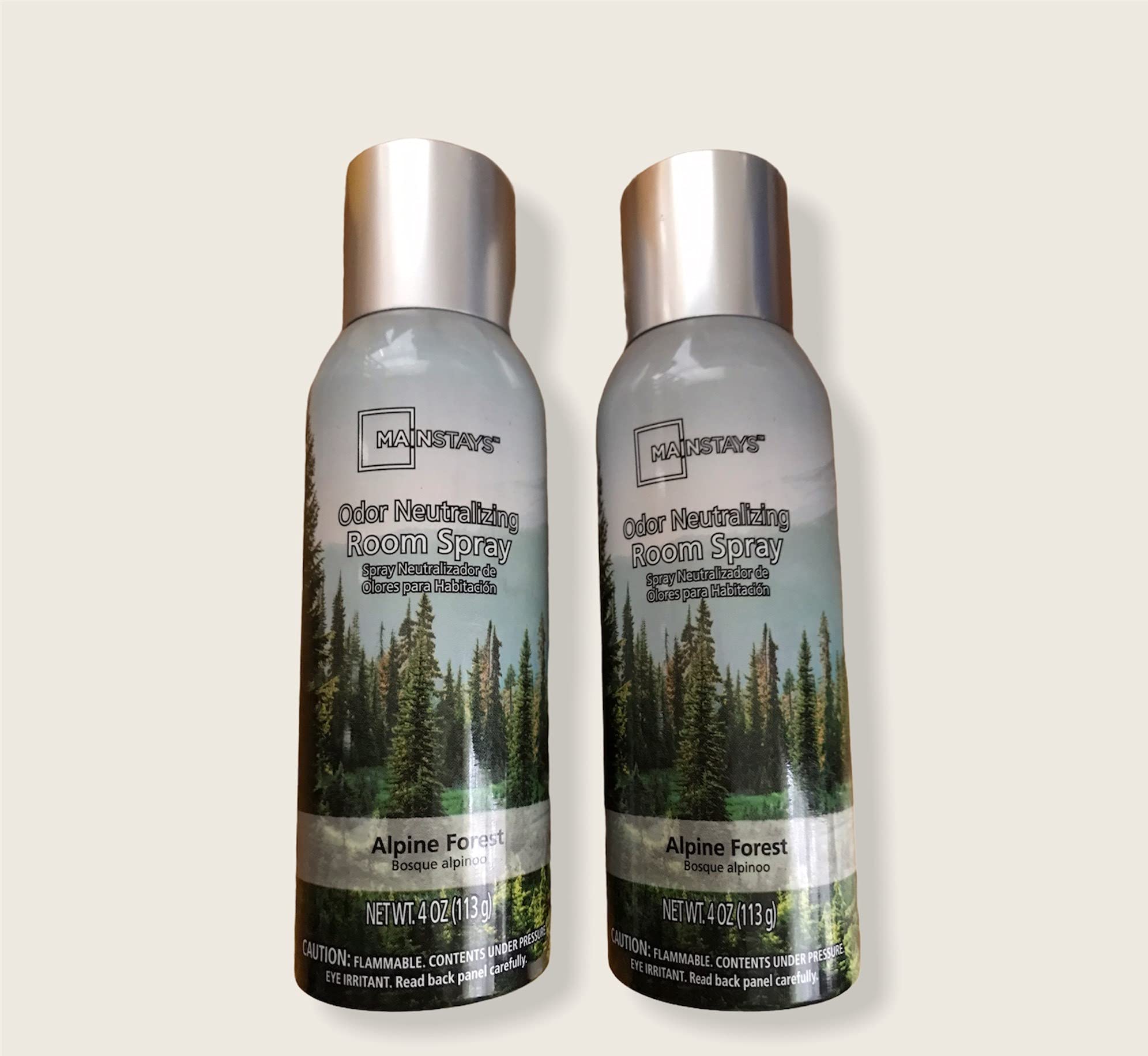 Mainstays Alpine Forest Odor Neutralizing Room Spray 4 oz 2 Pack