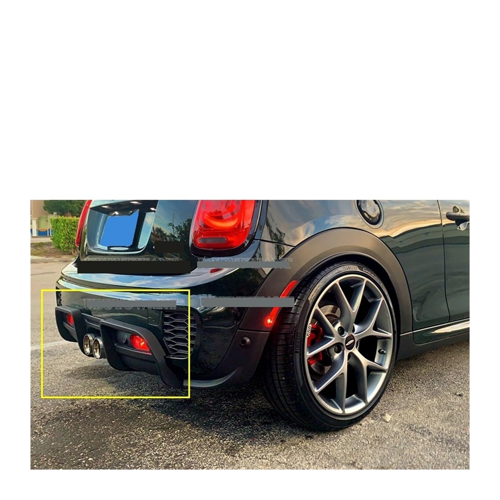 Amazon | JCW リアバンパーディフューザーに対応 Mini F56 に対応 JCW