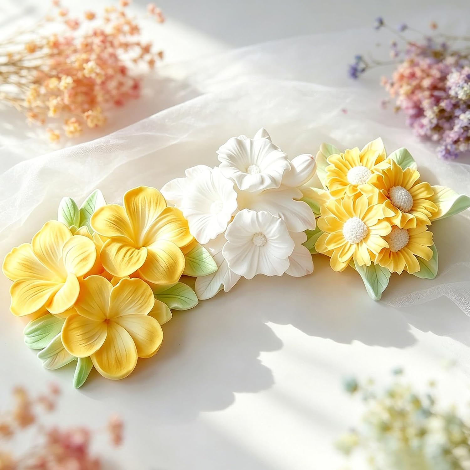 Silicone Flower Crystal Dropper Decoration Silicone Mold Decoration