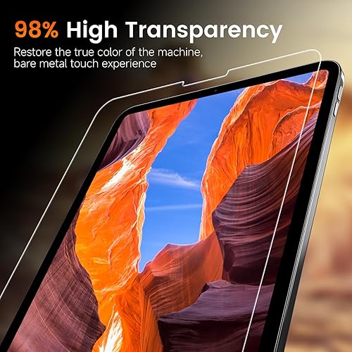 Vista 6 de PandaShield Paquete de 2 para iPad Mini 8.3"(A17 Pro 7ª/6ª Gen 2024/2021)9H+ Protector de Pantalla de Vidrio Templado con Instalación Fácil[Grado