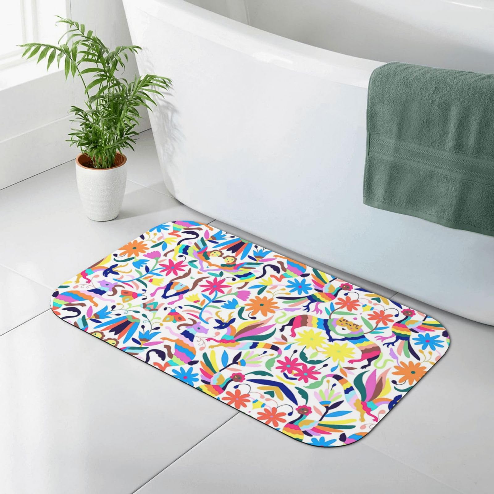 Tapis de bain en terre de diatomée antidérapant séchage rapide