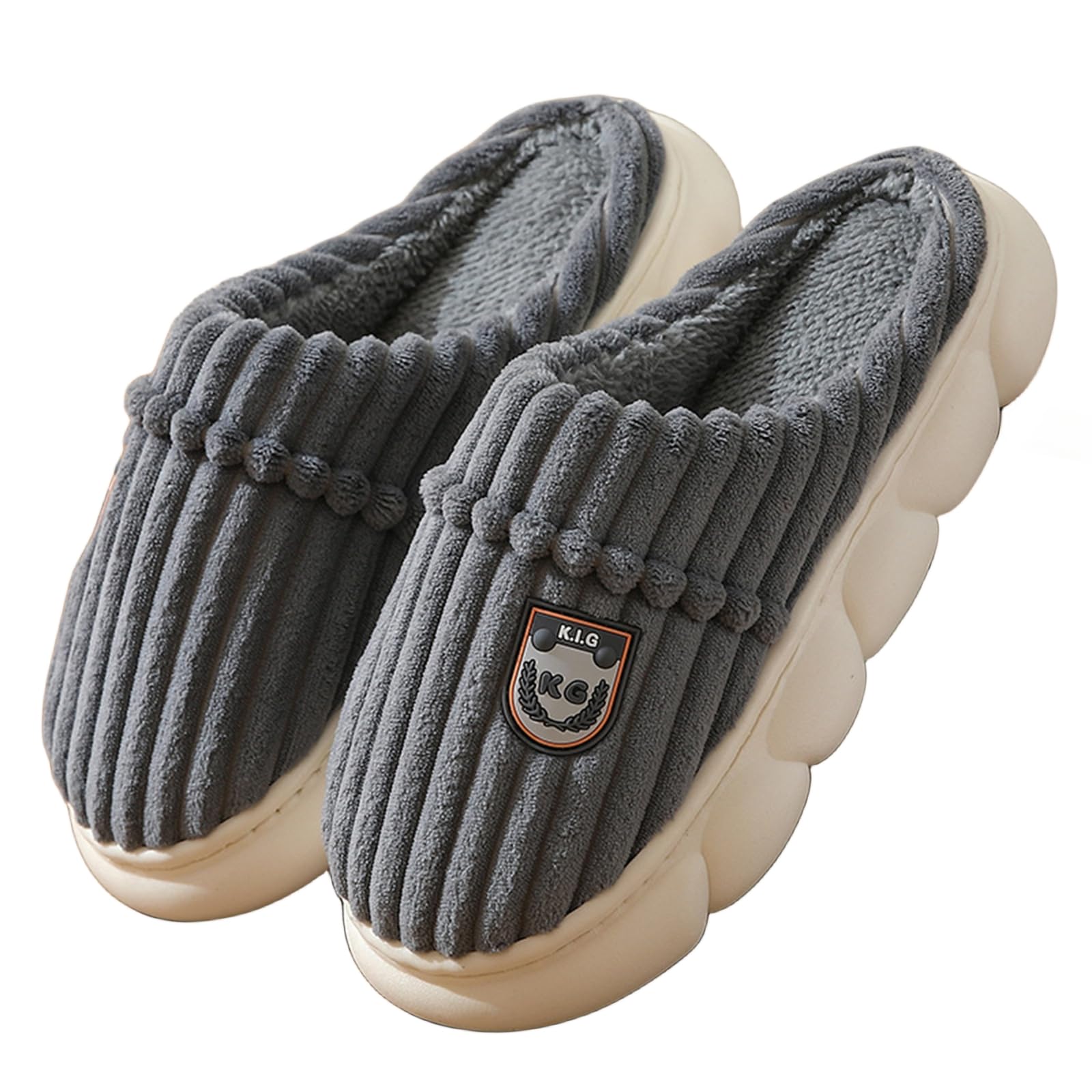 Pantofola Invernale Pantofole di Cotone da Casa da Uomo con Pantofole di Cotone Inverno Invernale di Grandi Dimensioni