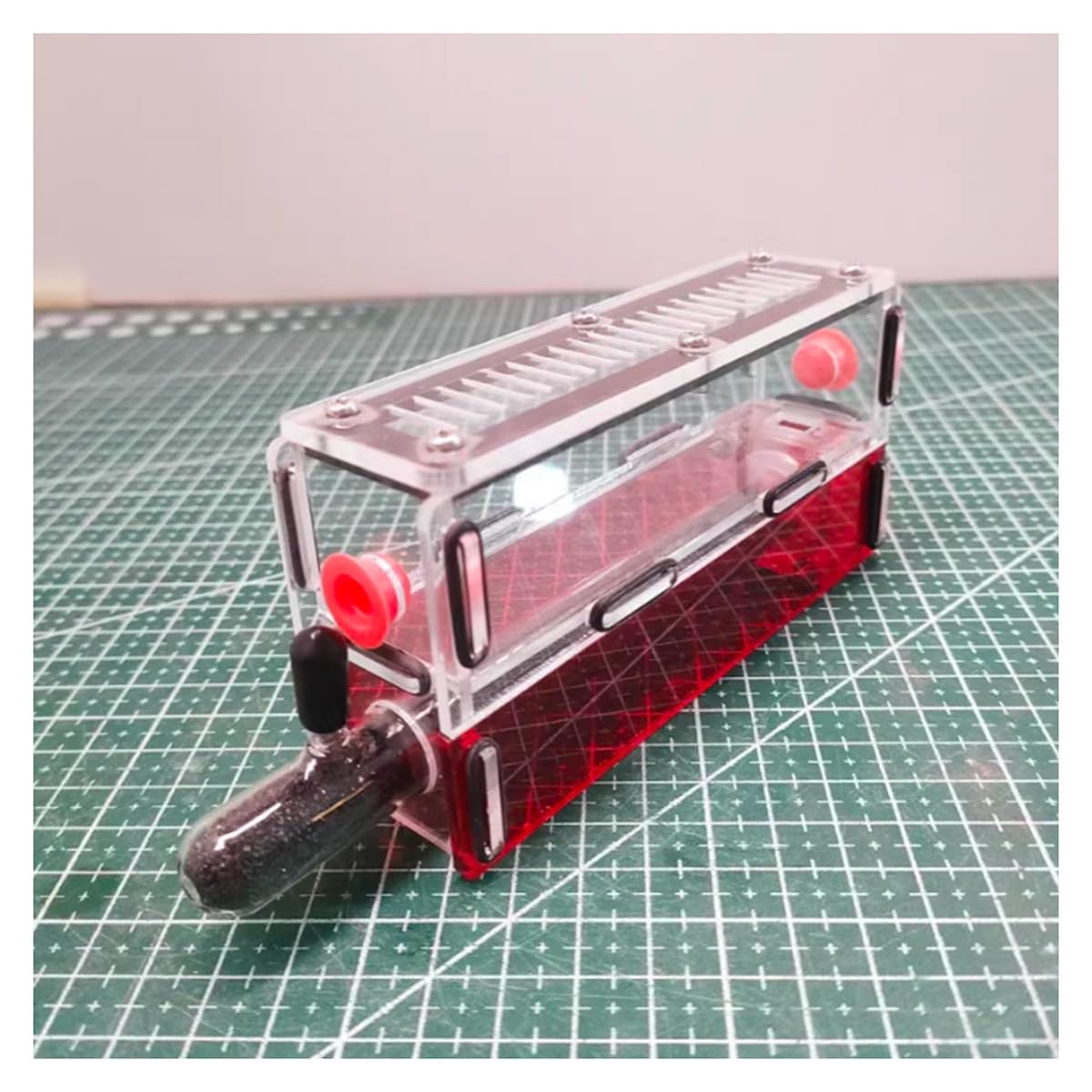 Ameisenhaus, Acrylglas-Reagenzglas-Ameisen-Nistkasten, for die Zucht von Ameisen, Formicarium for Fors(18 Caliber-b)