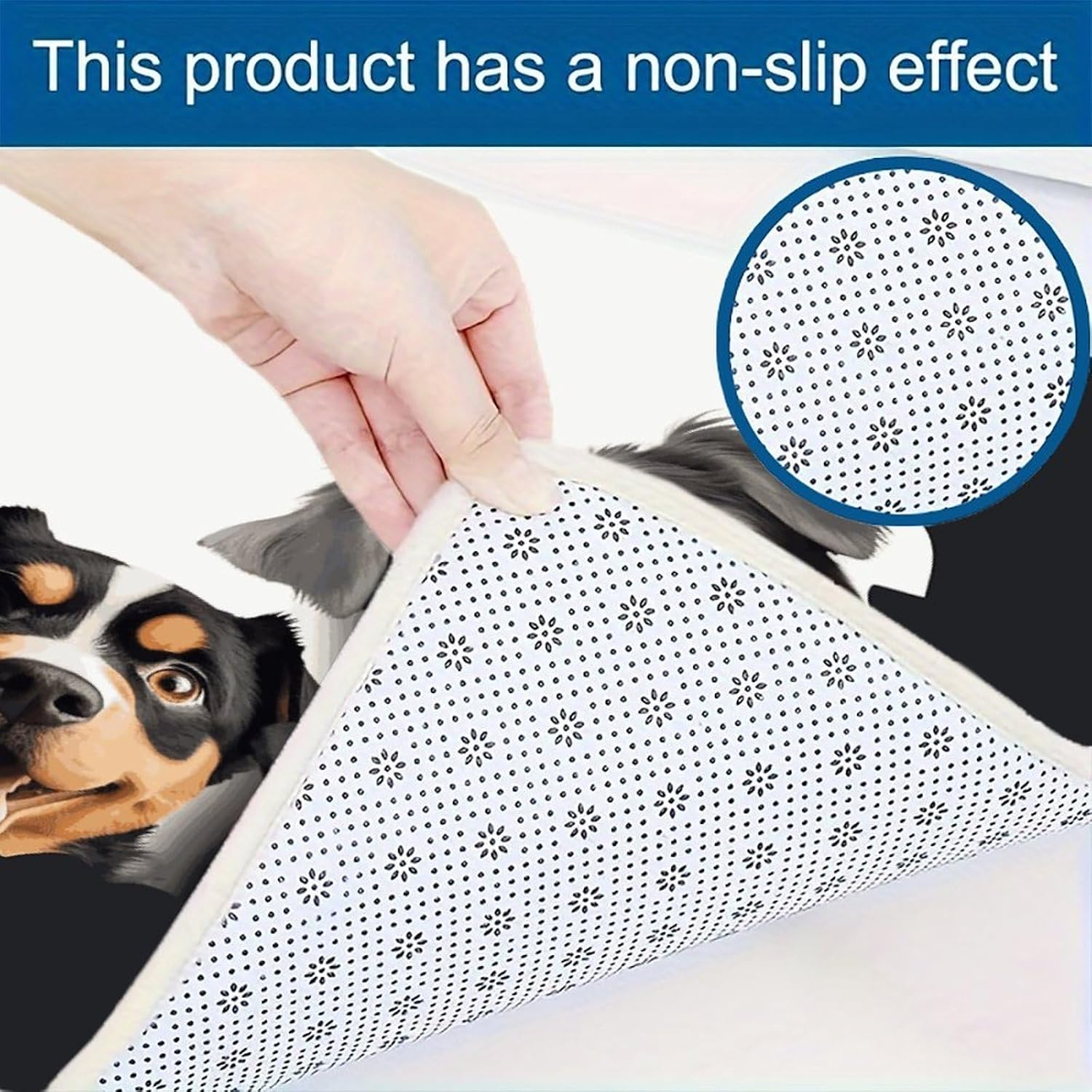 Funny Puppy Dogs Kitchen Mats with 2PCS Non-Slip Washable,Kitchen Rug Heavy Duty Durable, Floor Mats for Kitchen,Office,Sink,Laundry