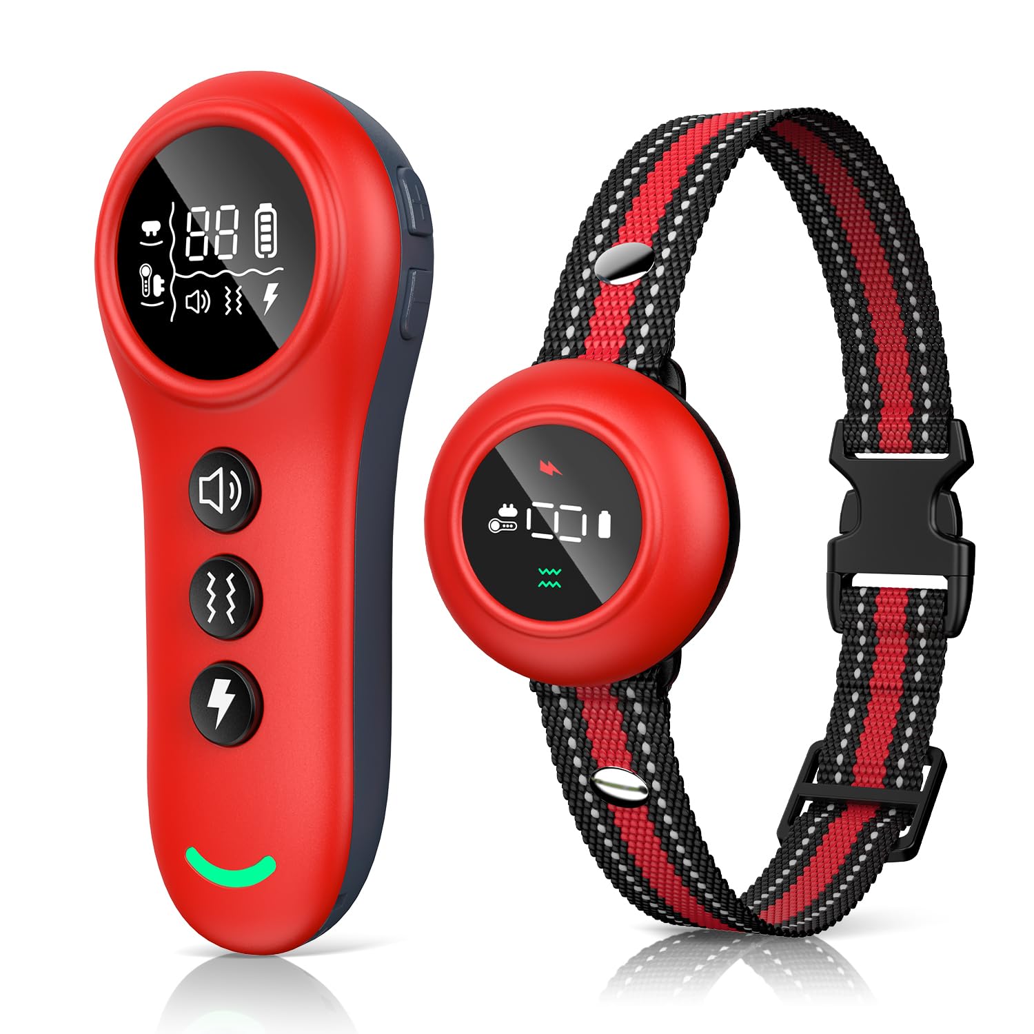 XDX 2-in-1 Dog Shock Collar & Bark Collar – 3300FT Dog Training Collar with Remote, Automatic Anti-Barking, 5 Adjustable Sensitivity Levels, IP67