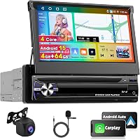 Motorsi 1 DIN Autórádió CarPlay Android DAB GPS 7" IPS Érintőkijelző Bluetooth 1