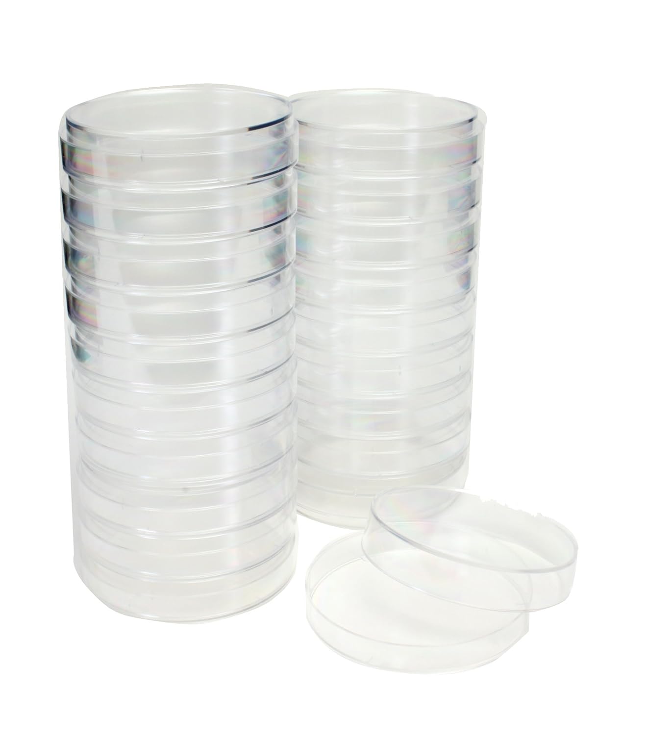 American Educational Plastic Culture Petri Dish, 70mm Diameter (Bundle