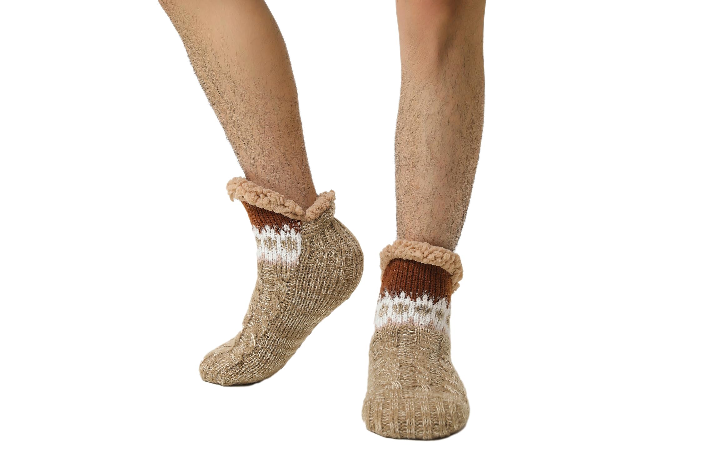 Calze Con Suola Gommata Calze Antiscivolo Imbottite Uomo