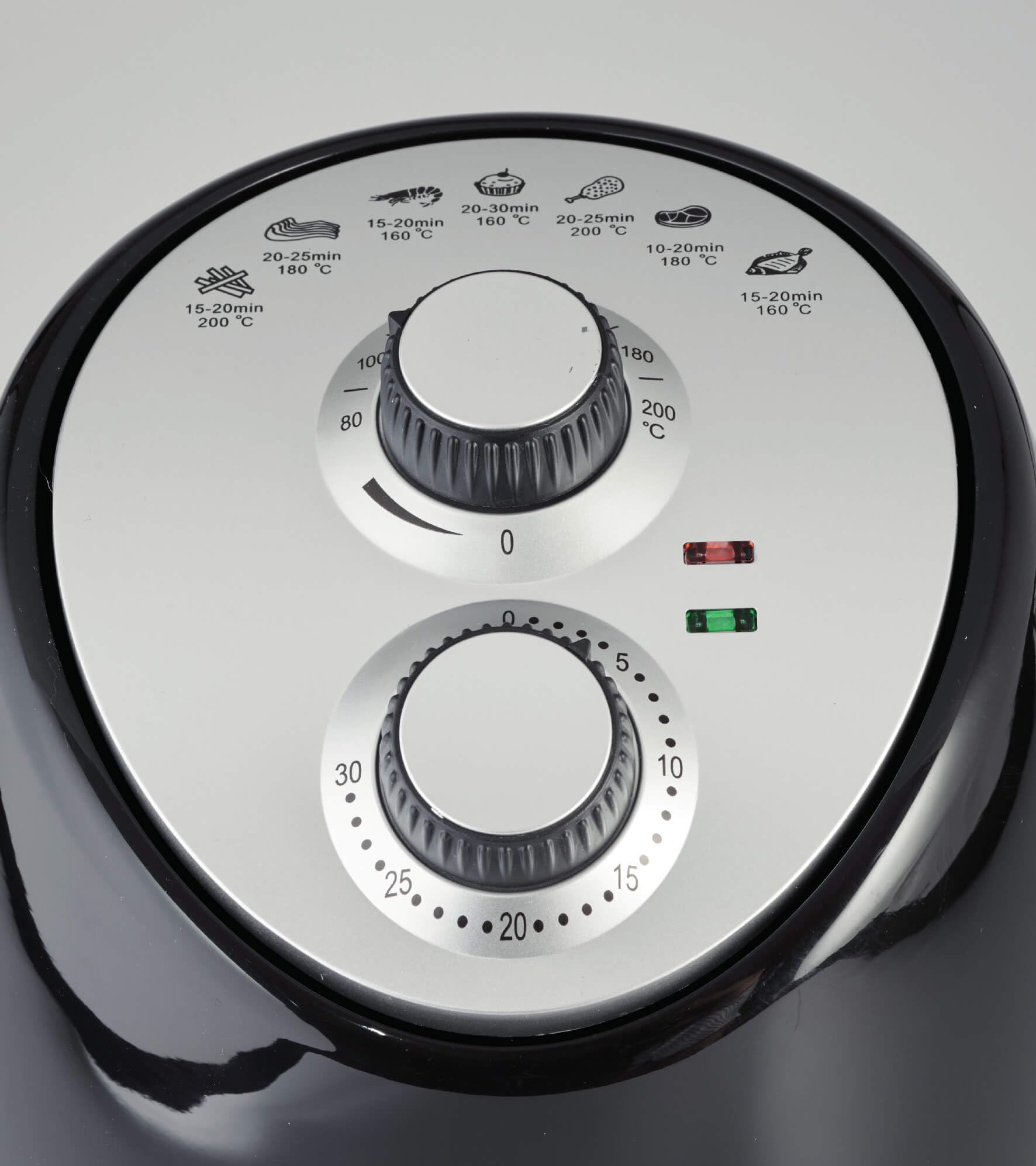 Ariete 4617, Airy Fryer Compact, Friggitrice Ad Aria, Capacità 2 L, 1000 W, Temperatura Max 200°C, Nero