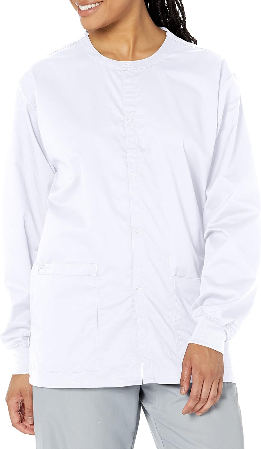 WonderWink womens Snap Front Jacket