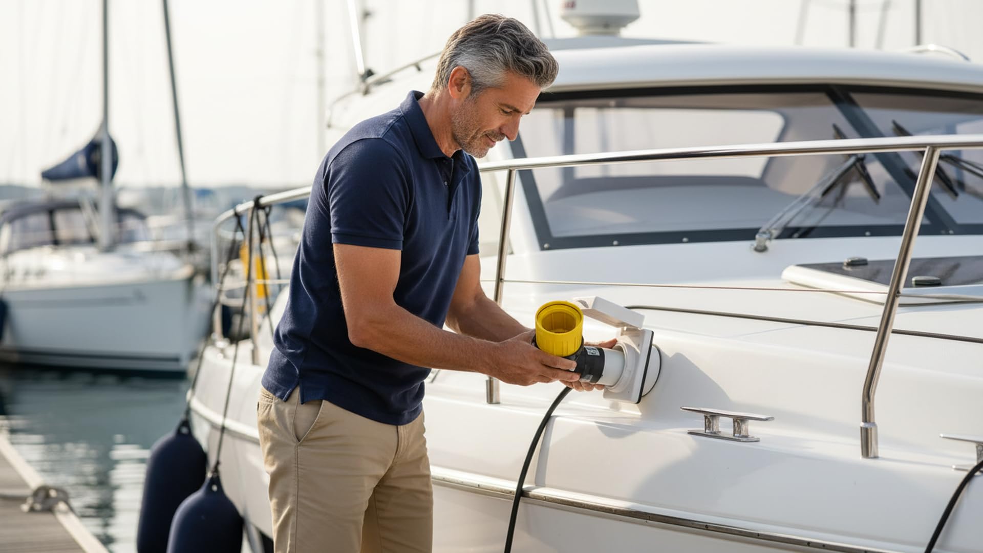 Entrada de alimentación resistente a la intemperie de 30 A 125 V, conector de bloqueo de rotación hembra con cubierta protectora para RV, barco marino, remolque y actividades al aire libre, kit de