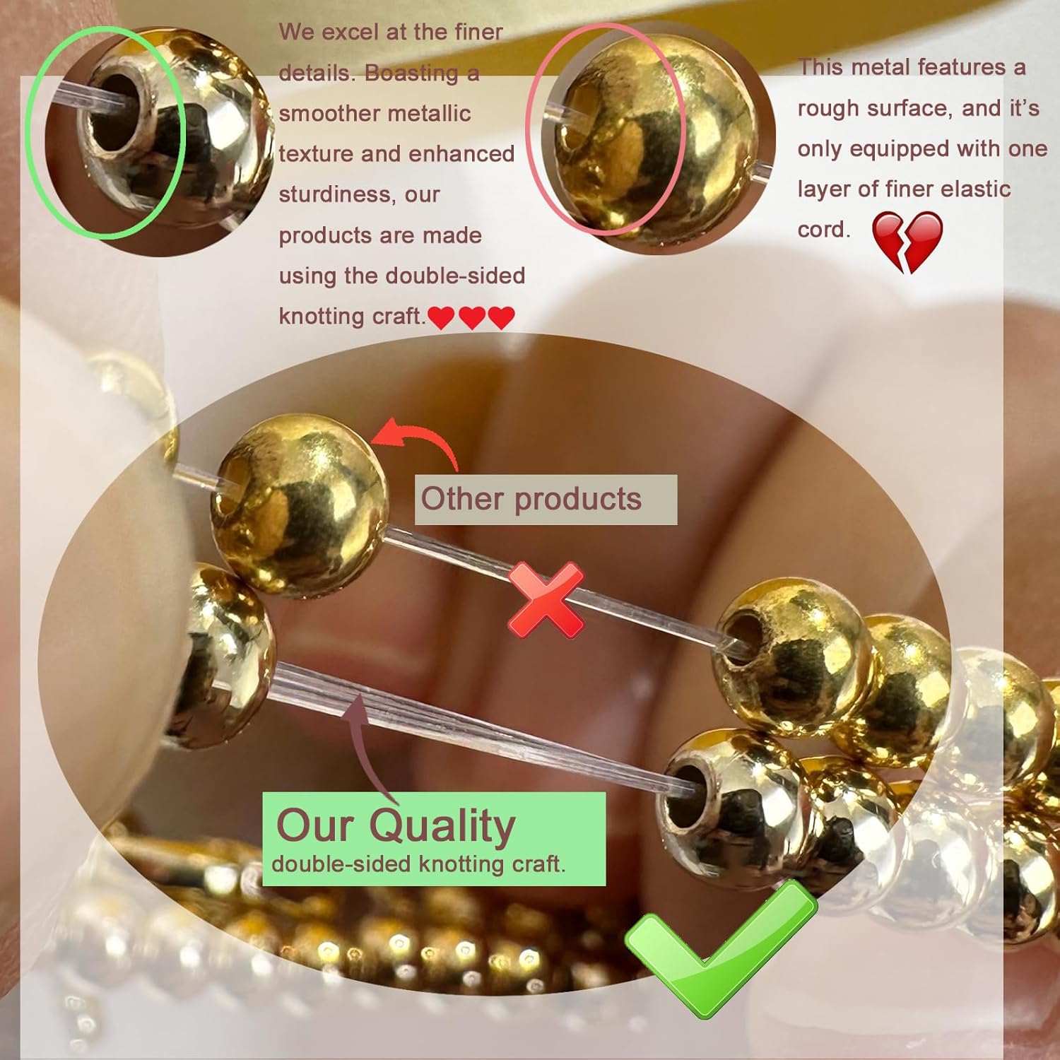 Free bird Birthstone Beaded Bracelet for Women Dainty 14K Gold Plated Stretchable Beaded Bracelet Hypoallergenic Waterproof Trendy Stackable Bracelet Birthstone Jewelry Gift for Birthday Christmas Valentine's Day - Image 6