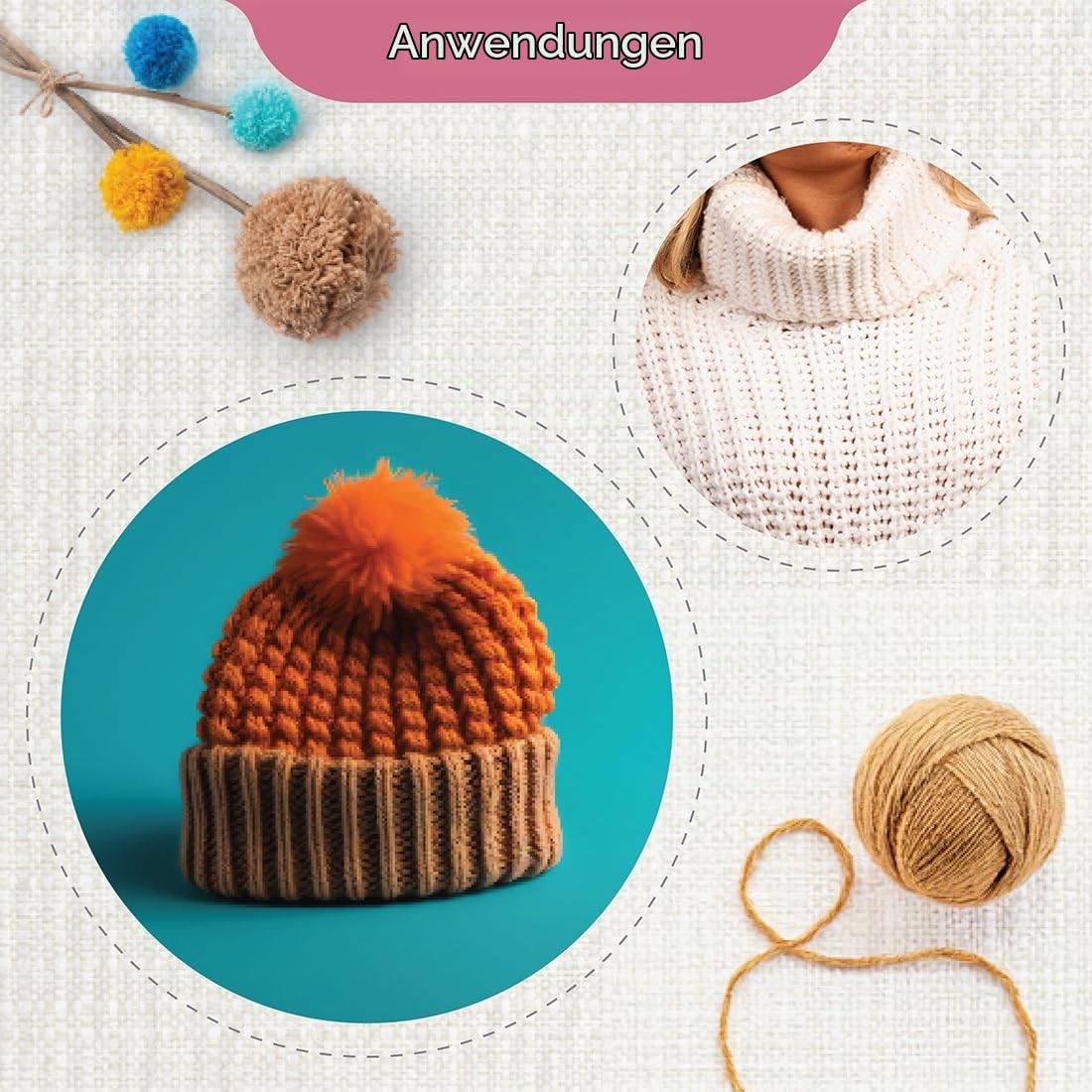 KnitPro Nova Regal Austauschbare Nadelspitzen Set 5" (13cm) | 11 Größen (3mm bis 8mm)