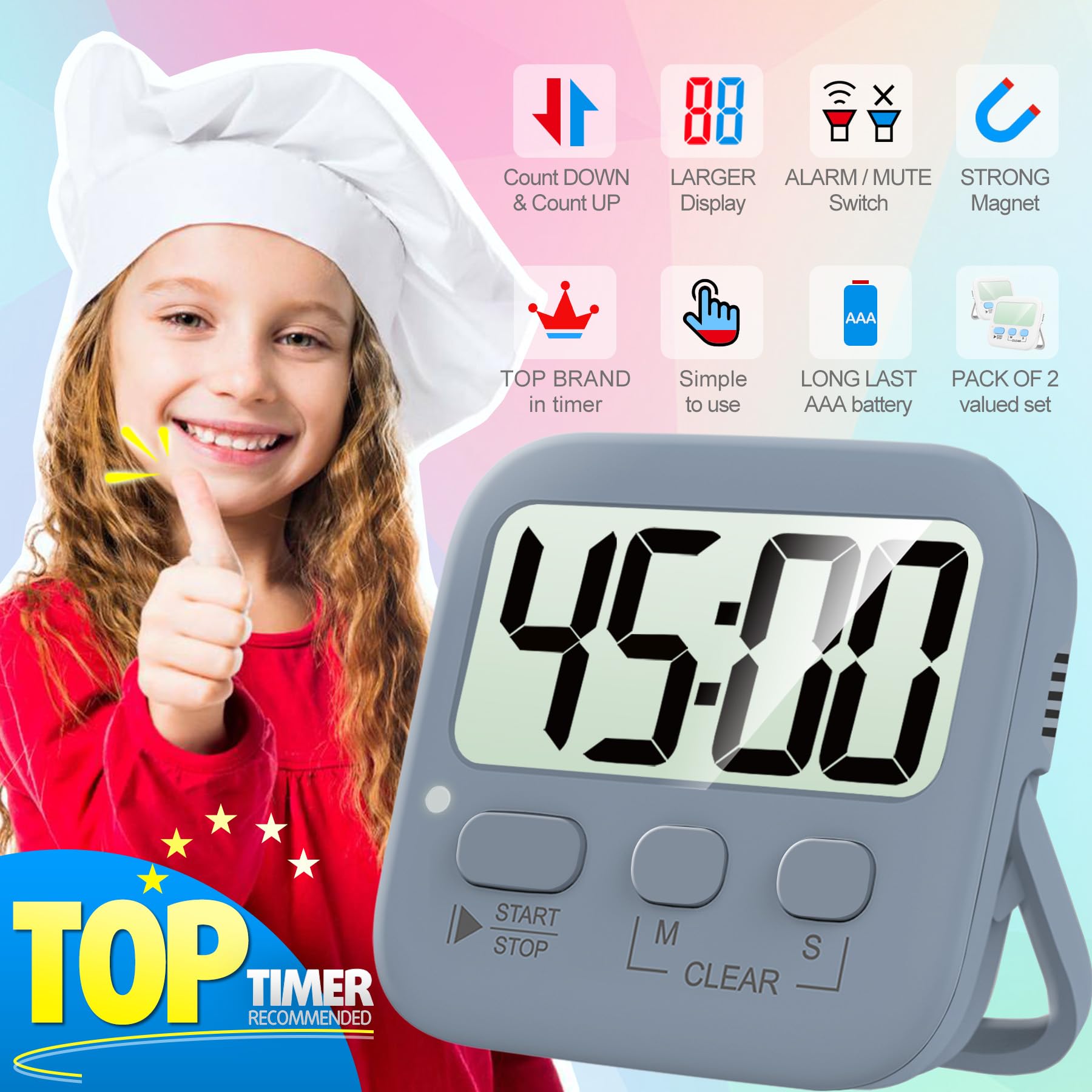 snapklik-antonki-2-pack-digital-timer-for-kids-magnetic