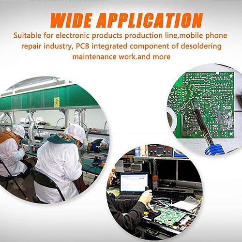 Miniatura 2 de Pro'sKit SS-331H 220V LCD Pistola desoldadora eléctrica antiestática de alta potencia fuerte succión bomba desoldadora - GOLDEN BLUE