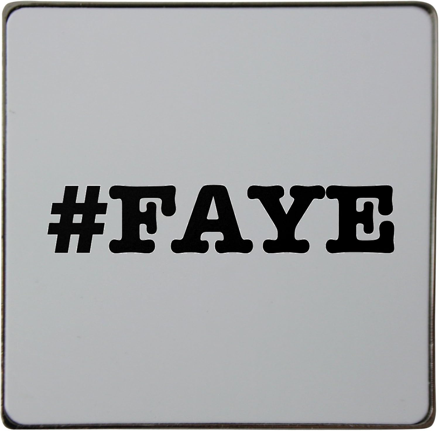 Nicknames Faye Nickname Hashtag Metal Square Fridge