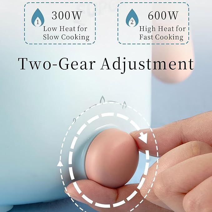 Olla Eléctrica de Cocción Rápida AUNMAS, Mini, Antiadherente miniatura 3