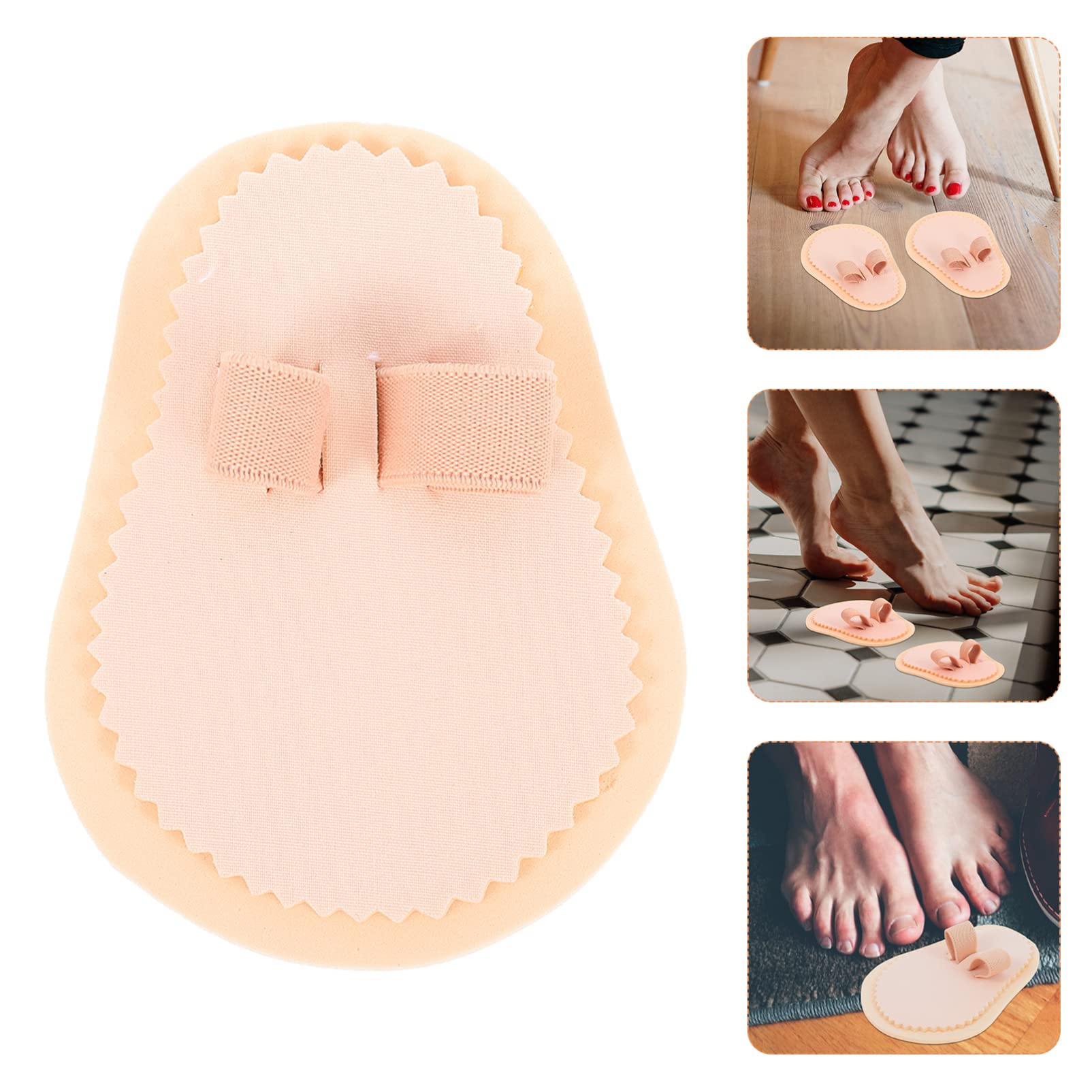 Didiseaon 4pcs Separators for Hallux Orthotic Straightener for Foot Bunions Glass Fiber Men Women