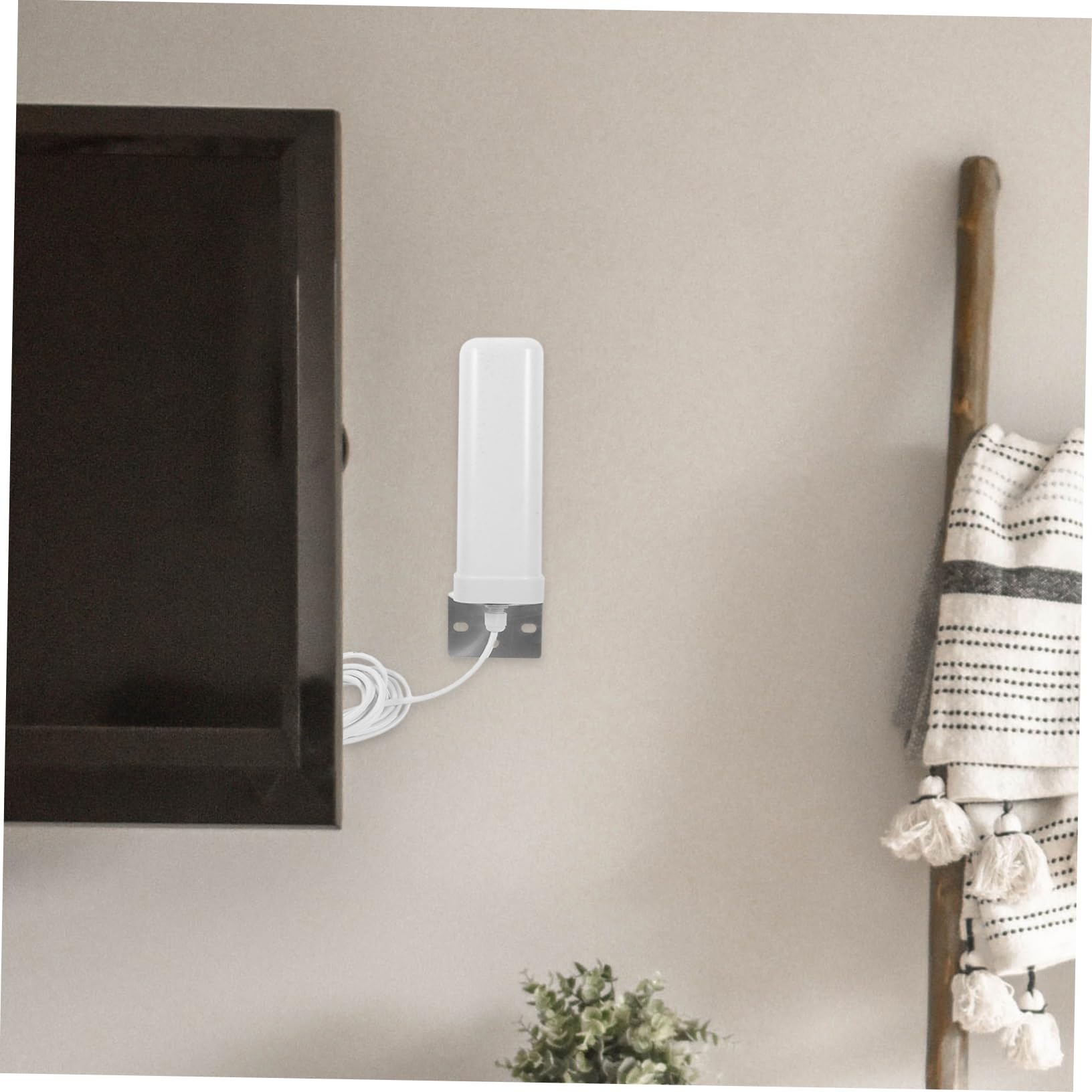 Signal WiFi pour Amélioration Gain 16-18dbi Antenne Omnidirectionnelle 3g 4g en Métal et Plastique et Transmission Stable Extérieure en Intérieur et Extérieur