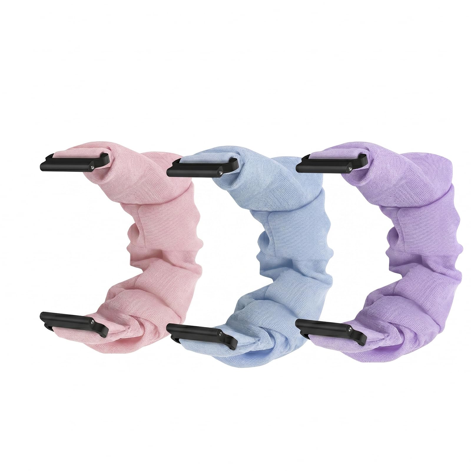 3pack Elastic Scrunchie Band Compatible with Gizmo Watch 3 2 1, Compatible with Gabb Watch 3e 3 2 1, Compatible with SyncUP Kids Watch, Strechy Loop Replacement Strap for Childrens