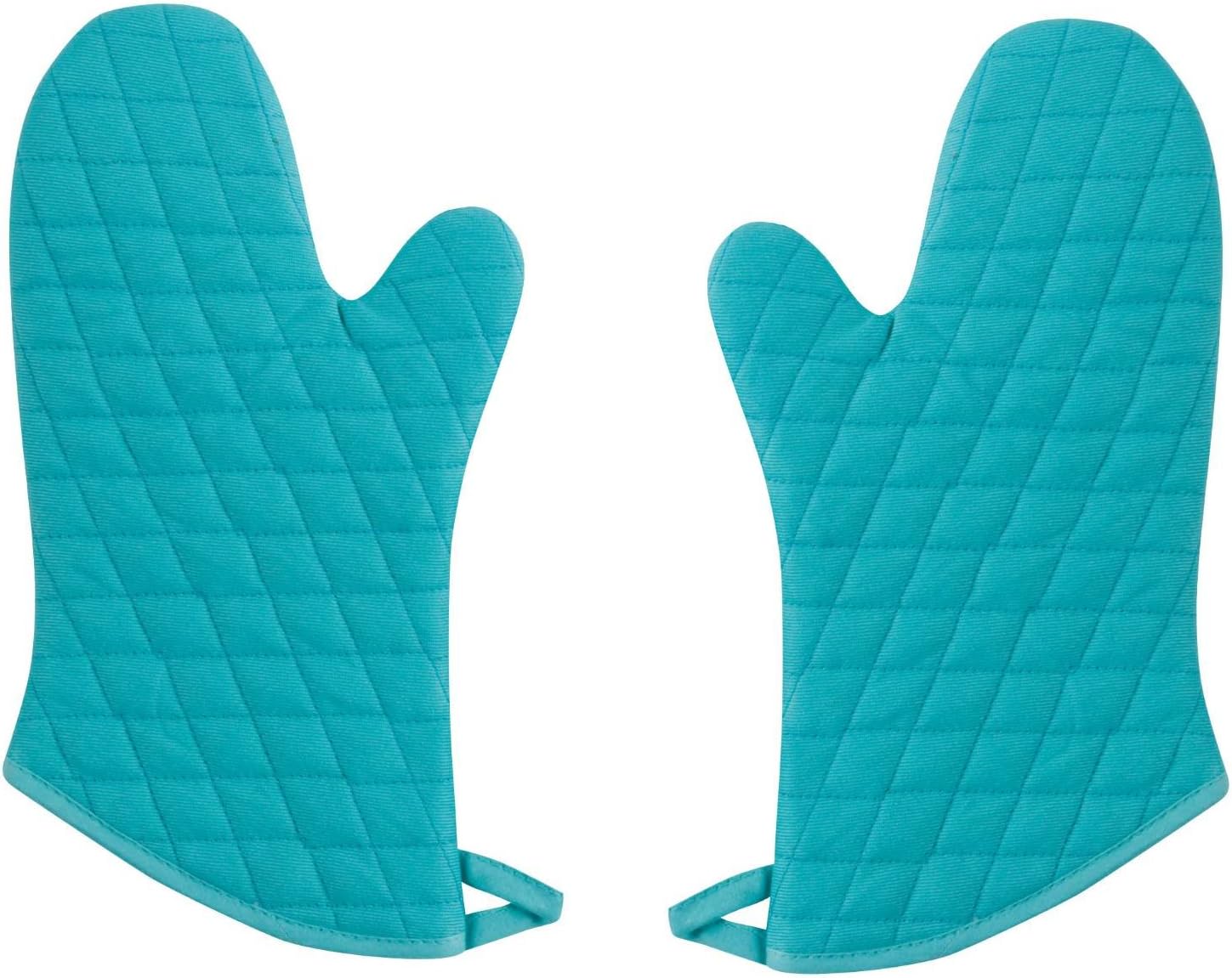 Now Designs Basic Oven Mitt, Black - 6.5 x 13 in | Set of 2