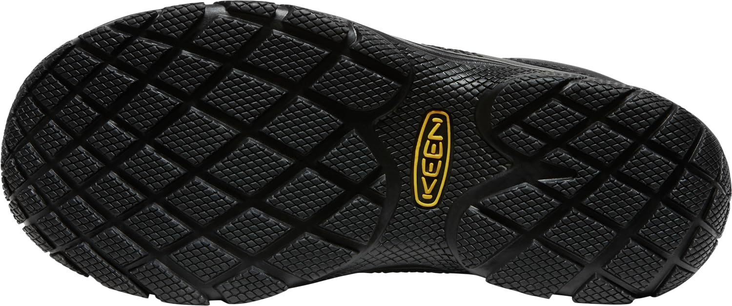 KEEN Utility Men's PTC Oxford Low Height Non Slip Kitchen Food Shoe, Black, 10 US