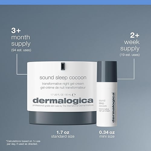 Miniatura 7 de Dermalogica Sound Sleep Cocoon - Gel de crema de noche para cara, hidratante revitalizante durante la noche con aceites esenciales, promueve un