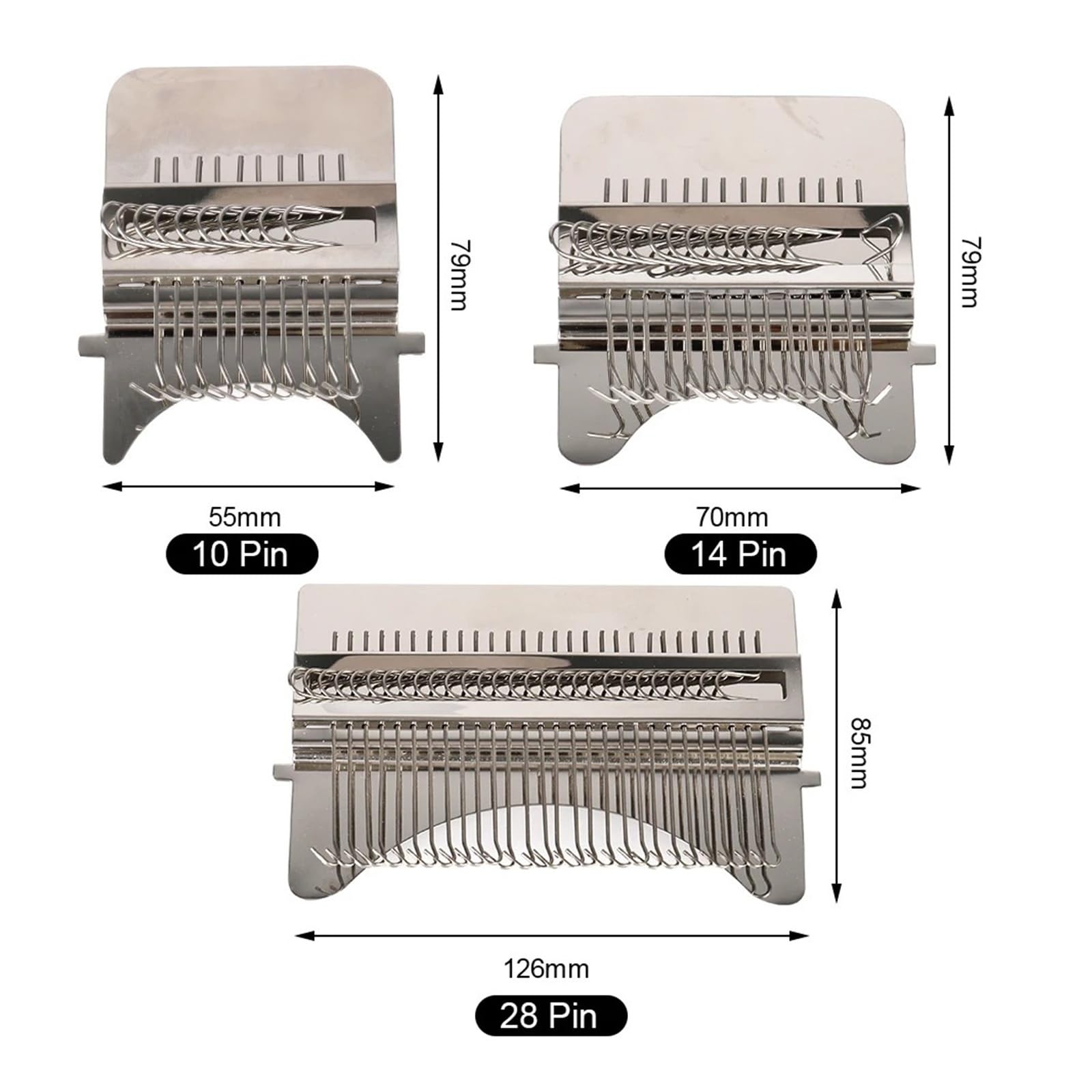 Wooden Darning Loom Weaving Tool for Mending Clothes Jeans Hand Tapestry Knitting Repair Machine Kit (14 pinów)