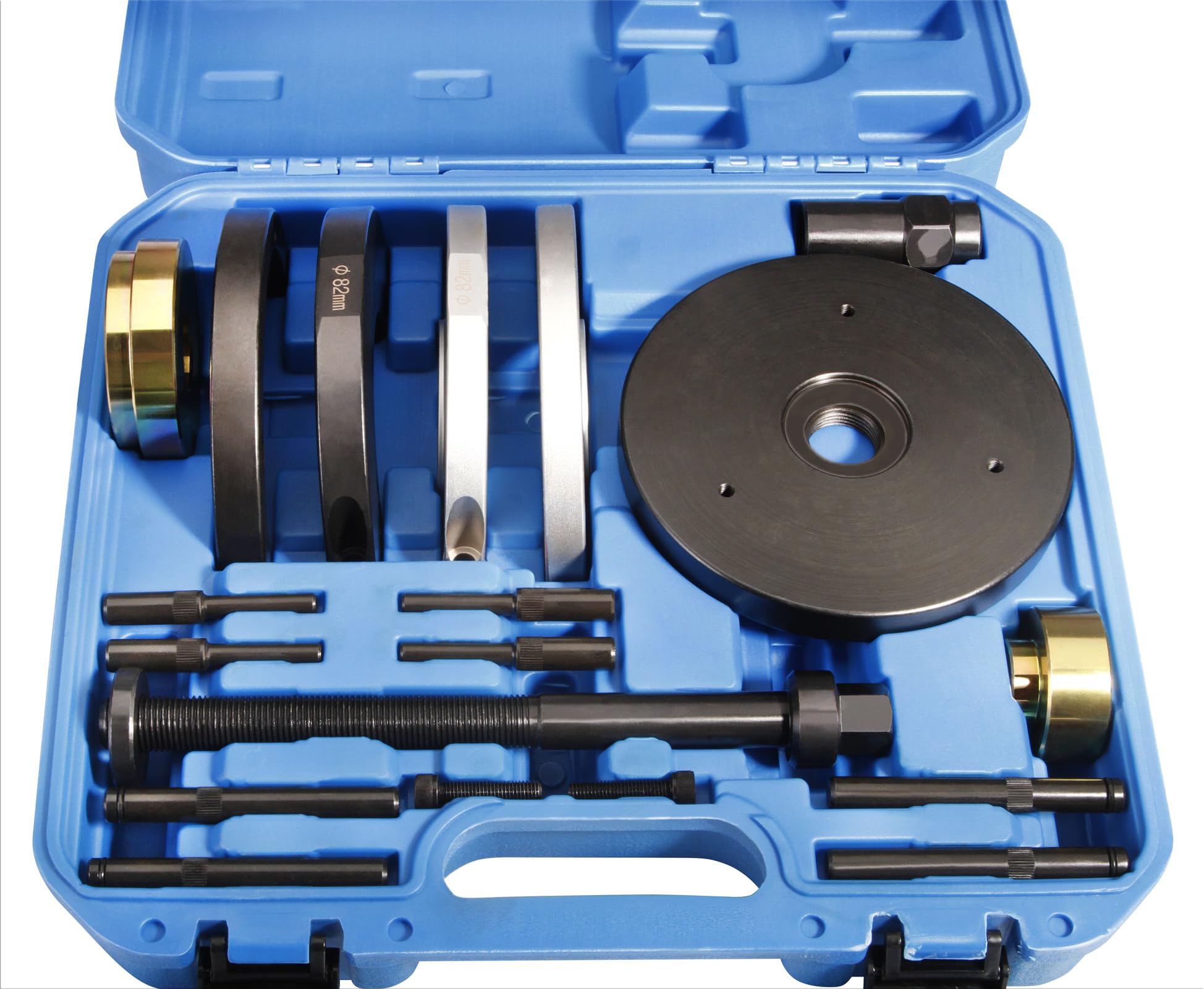 Otger Lensker Kit Extracteur de Moyeu de Roue 82 mm, Coffret d'Outils pour Roulements, Compatible Ford, Land Rover, Volvo