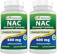 Vista 11 de Best Naturals NAC N-acetil-cisteína 600 mg 250 Cápsulas