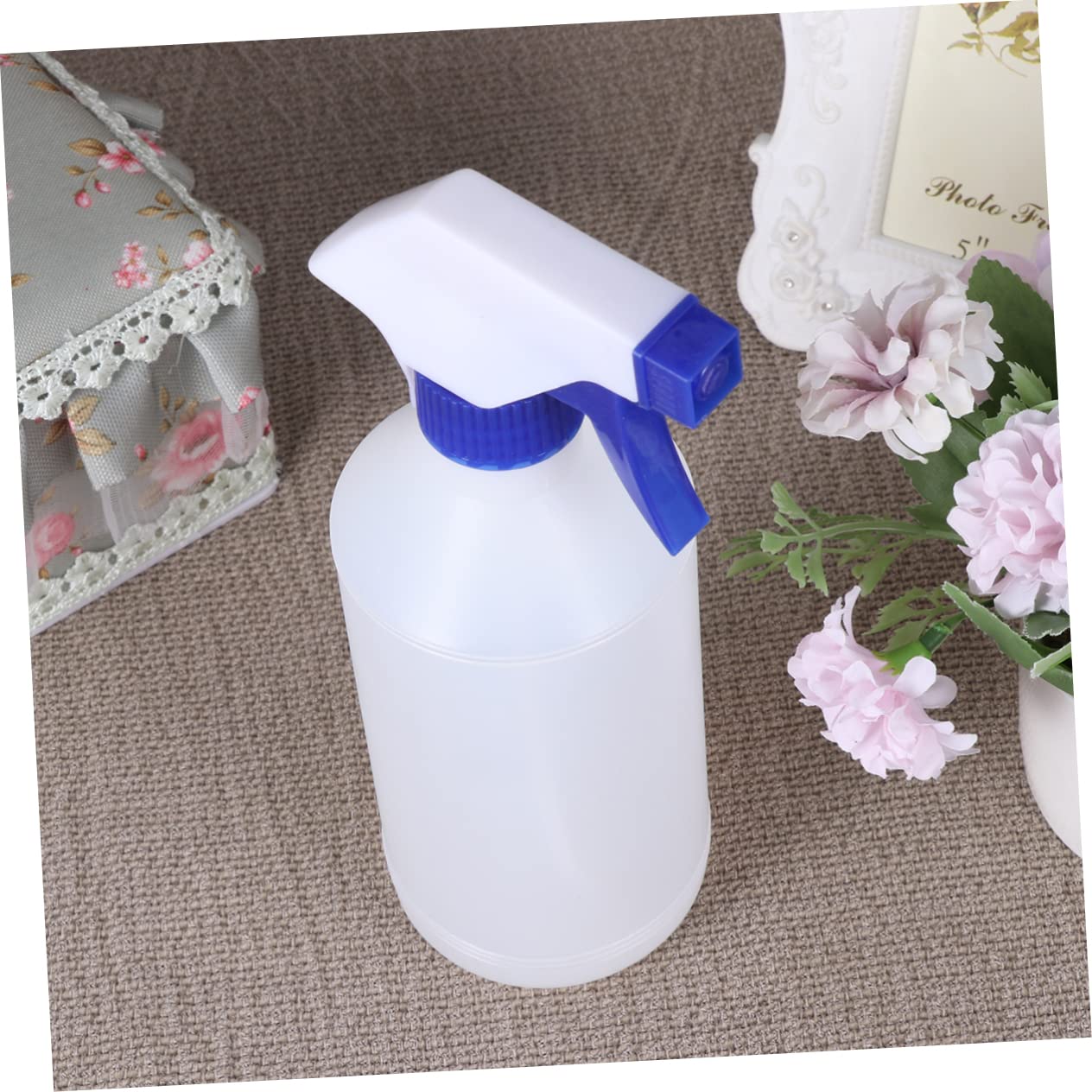 Botella Pulverizadora 500ml de Plástico Boquilla Pequeña, 12 Piezas | Pulverización Uniforme Fugas, Uso en Jardinería y Peluquería, Color Azul, Fácil Manejo