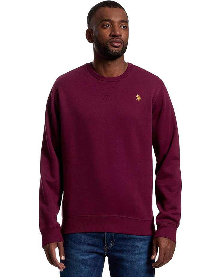 U.S. POLO ASSN. Long Sleeve Popover Crew Neck Fleece Sweatshirt - Main View