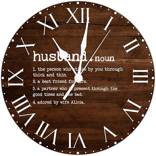 Miniatura 137 de ArogGeld Definición de recursos humanos, reloj de PVC, frases motivacionales, sin marco, números romanos, significado de 12 pulgadas, silencioso