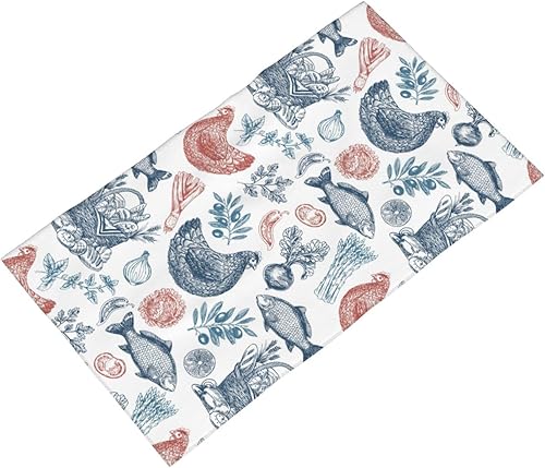 Miniatura 9 de Juego de 2 toallas de mano con diseño de mapaches de acuarela, color negro, altamente absorbentes, suaves, para la punta de los dedos, para baño,