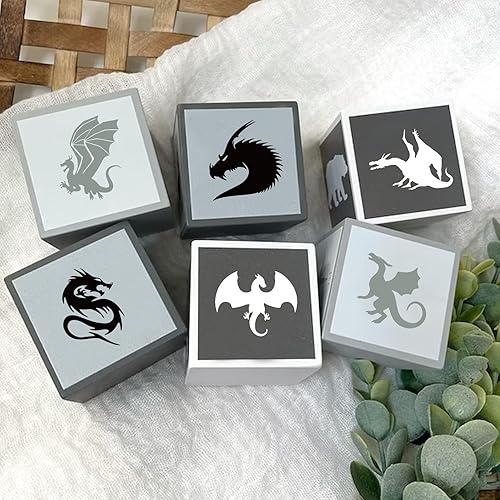 Miniatura 2 de 65 plantillas de animales para pintar, plantillas pequeñas reutilizables de oso de ciervo, árbol, abeja, pájaro, montaña, bricolaje, manualidades,