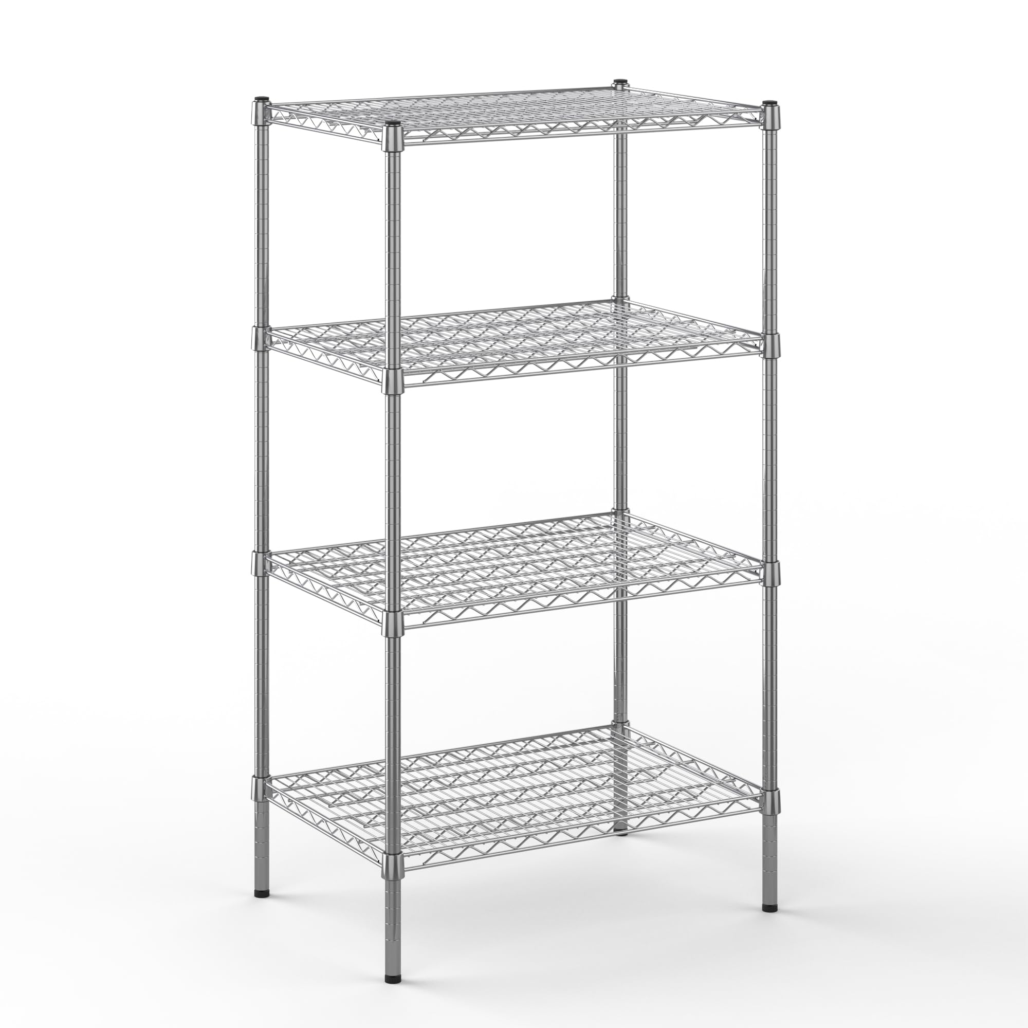 21" Deep x 30" Wide x 54" Height Wire Shelving Kit | 4-Tier | NSF Commercial Storage Rack Unit
