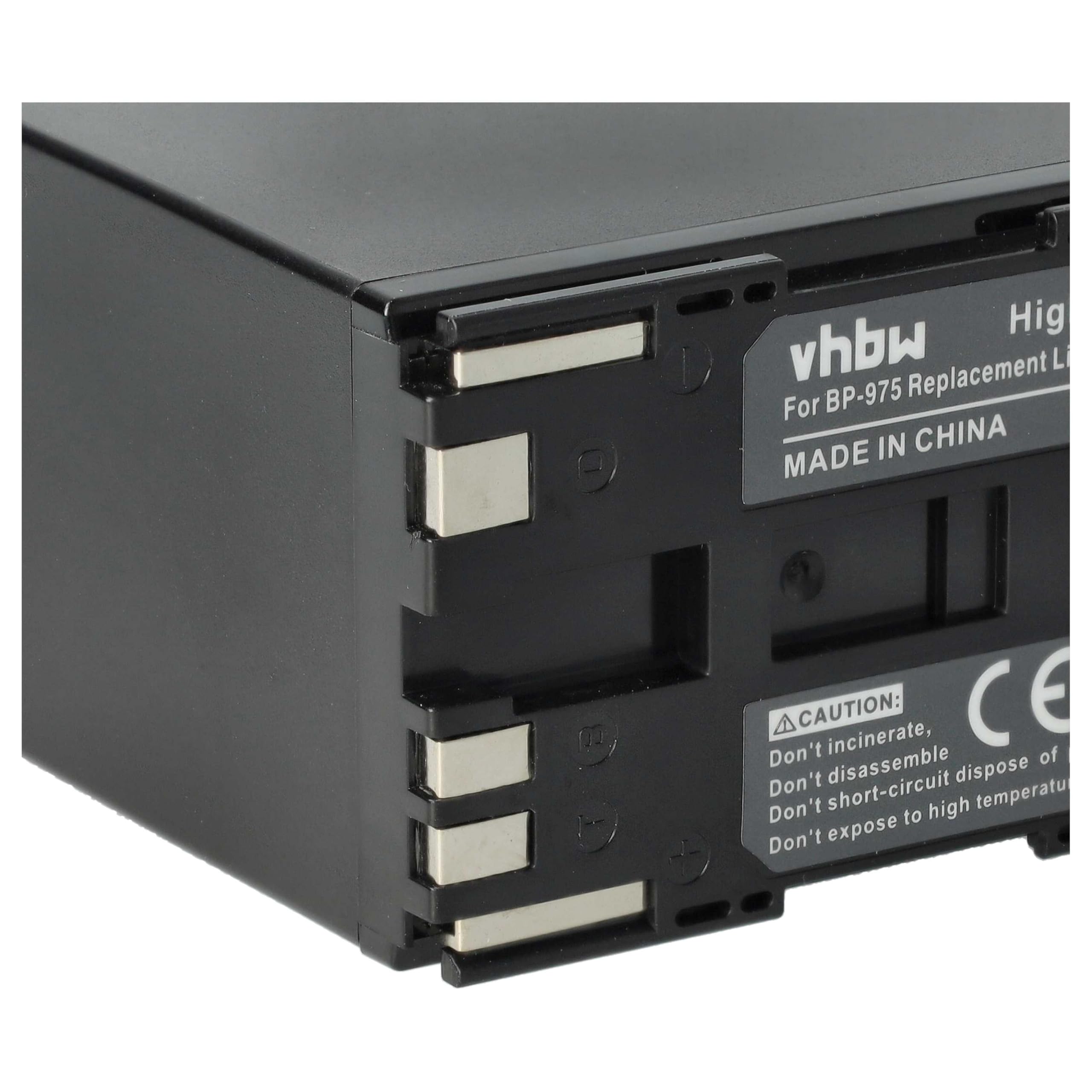 vhbw Batería reemplaza Canon BP-975, BP-955 para cámara de vídeo (6600 mAh, 7,4 V, Li-Ion)