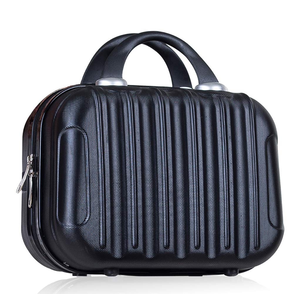 Mini valise de voyage portable étanche avec sangles élastiques 35,6 cm, Noir , 32 * 14 * 23cm