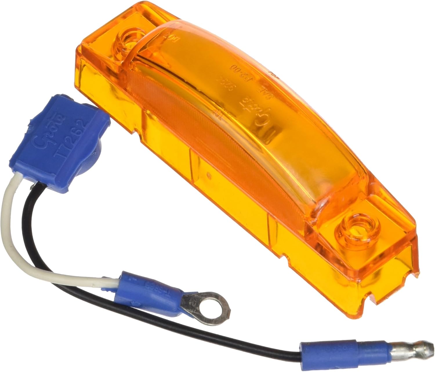 Grote 54233-3 Oval SuperNova LED Side Turn Marker Light, Surface Mount,  Hard Shell, Yellow - Aurora Parts To Go | Buy Aftermarket Trailer Parts  Today Grote 65513 イエロー SuperNova 3インチ 薄型ライン LED クリアランスマーカーライト (47243 + 6